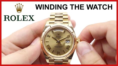 how do i wind my rolex|how to wind Rolex datejust.